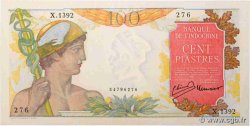100 Piastres FRENCH INDOCHINA  1947 P.082a AU