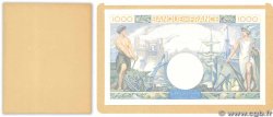 1000 Francs COMMERCE ET INDUSTRIE Épreuve FRANCIA  1940 F.39.00E var AU