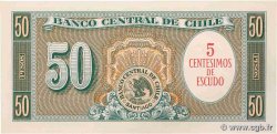 5 Centesimos sur 50 Pesos CHILI  1960 P.126b NEUF