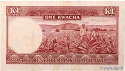 1 Kwacha MALAWI  1971 P.06a q.BB