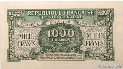 1000 Francs MARIANNE THOMAS DE LA RUE FRANCE  1945 VF.13.02 AU
