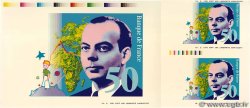 50 Francs SAINT-EXUPÉRY Épreuve FRANCE  1991 NE.1991 UNC