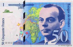 50 Francs SAINT-EXUPÉRY Sans mouton Fauté FRANCIA  1992 F.72f3.01
