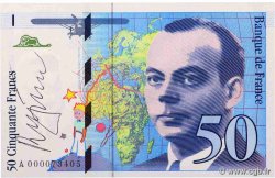50 Francs SAINT-EXUPÉRY FRANCE  1992 F.72.01aA
