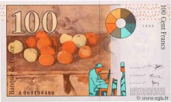 100 Francs CÉZANNE FRANCE  1998 F.74.02 UNC
