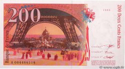 200 Francs EIFFEL FRANCE  1995 F.75.01A UNC