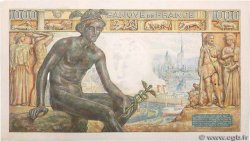 1000 Francs DÉESSE DÉMÉTER FRANCE  1943 F.40.31 VF+