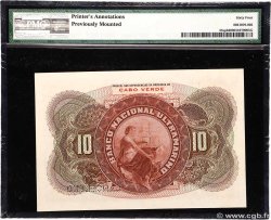 10 Escudos Épreuve CAPE VERDE  1921 P.35s UNC-