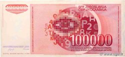 100000 Dinara Remplacement YUGOSLAVIA  1989 P.097 XF