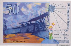 50 Francs SAINT-EXUPÉRY modifié FRANKREICH  1997 F.73.04 ST