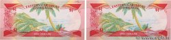 1 Dollar Lot EAST CARIBBEAN STATES  1985 P.17a fST+