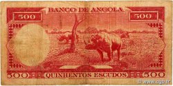 500 Escudos ANGOLA  1962 P.095 TB