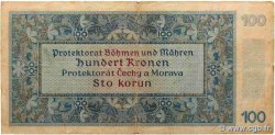 100 Korun BOHÊME ET MORAVIE  1940 P.06 TB