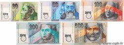 20 au 500 Korun Lot SLOVAKIA  2000 P.34 au P.38 UNC-