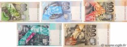 20 au 500 Korun Lot SLOVAKIA  2000 P.34 au P.38 UNC-