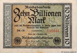 10 Billions Mark ALLEMAGNE  1923 P.132a