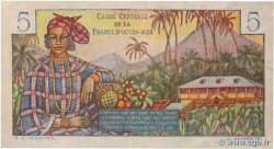 5 Francs Bougainville CCFOM AFRIQUE ÉQUATORIALE FRANÇAISE  1947 A.129a fVZ