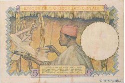 5 Francs AFRIQUE OCCIDENTALE FRANÇAISE (1895-1958)  1938 P.21 TTB
