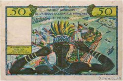 50 Francs AFRIQUE OCCIDENTALE FRANÇAISE (1895-1958)  1956 P.45 TTB