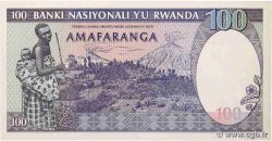 100 Francs RWANDA  1989 P.19 NEUF