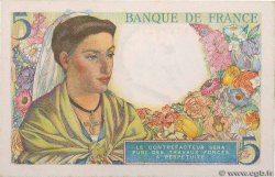 5 Francs BERGER FRANCE  1943 F.05.01 SPL