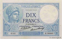 10 Francs MINERVE FRANCE  1931 F.06.15