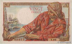 20 Francs PÊCHEUR FRANCE  1943 F.13.06