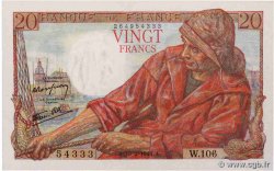 20 Francs PÊCHEUR FRANCE  1944 F.13.08