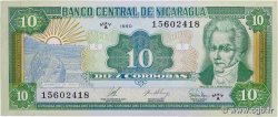 10 Cordobas NICARAGUA  1990 P.175