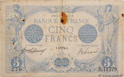 5 Francs BLEU FRANCE  1916 F.02.38