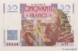 50 Francs LE VERRIER FRANCE  1947 F.20.08