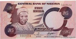 5 Naira NIGERIA  1984 P.24f