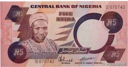 5 Naira NIGERIA  1984 P.24e