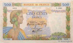 500 Francs LA PAIX Numéro spécial FRANCIA  1940 F.32.09