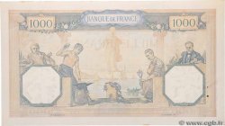 1000 Francs CÉRÈS ET MERCURE type modifié FRANCE  1938 F.38.32 XF-