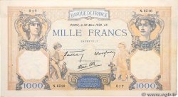1000 Francs CÉRÈS ET MERCURE type modifié FRANCE  1939 F.38.35