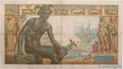 1000 Francs DÉESSE DÉMÉTER FRANCE  1942 F.40.03 TTB