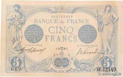 5 Francs BLEU FRANCE  1916 F.02.39