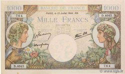 1000 Francs COMMERCE ET INDUSTRIE FRANCIA  1944 F.39.11