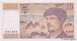 20 Francs DEBUSSY FRANCE  1985 F.66.06