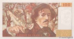 100 Francs DELACROIX modifié FRANCE  1984 F.69.08b SUP