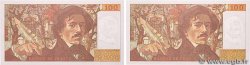 100 Francs DELACROIX imprimé en continu Lot FRANCE  1991 F.69bis.04a NEUF