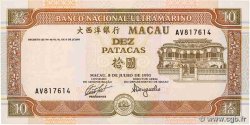 10 Patacas MACAO  1991 P.065a