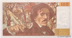 100 Francs DELACROIX modifié FRANCE  1989 F.69.13a SPL
