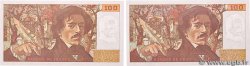 100 Francs DELACROIX imprimé en continu Lot FRANCE  1991 F.69bis.03b2 SPL+