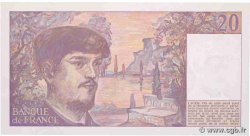 20 Francs DEBUSSY Petit numéro FRANCIA  1988 F.66.09A23 FDC