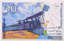 50 Francs SAINT-EXUPÉRY FRANCE  1993 F.72.02 NEUF
