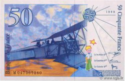 50 Francs SAINT-EXUPÉRY modifié FRANCE  1999 F.73.05 TTB