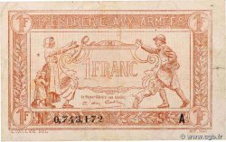 1 Franc TRÉSORERIE AUX ARMÉES 1917 FRANCE  1917 VF.03.01