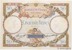 50 Francs LUC OLIVIER MERSON type modifié FRANCE  1933 F.16.04